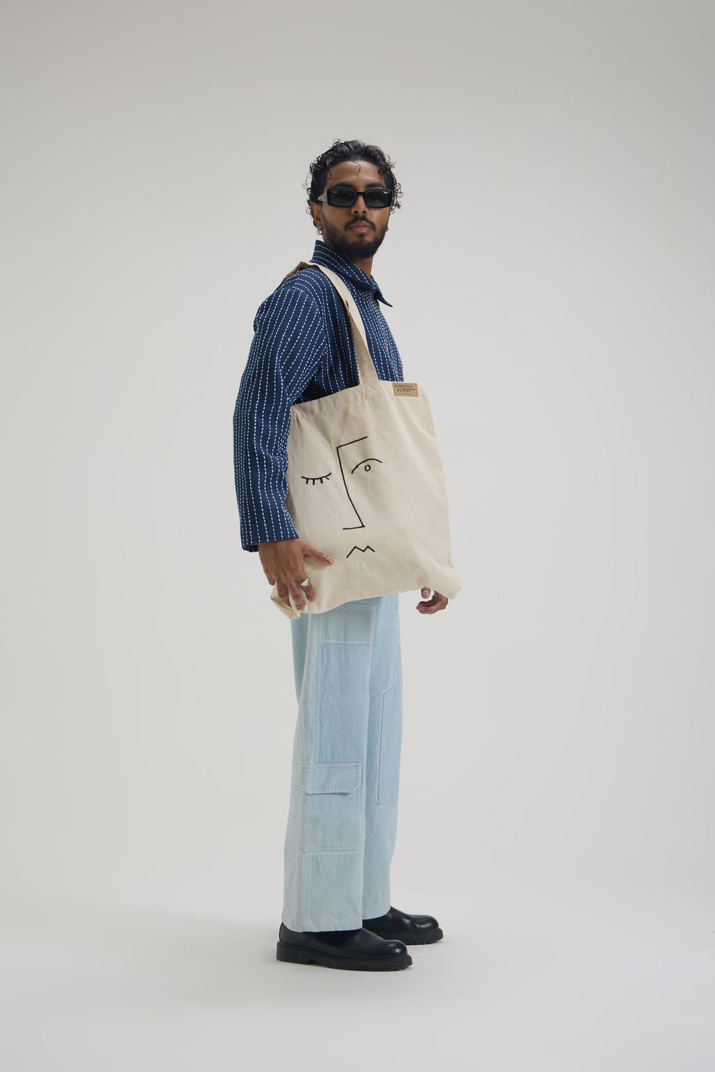Denim Kantha Jacket