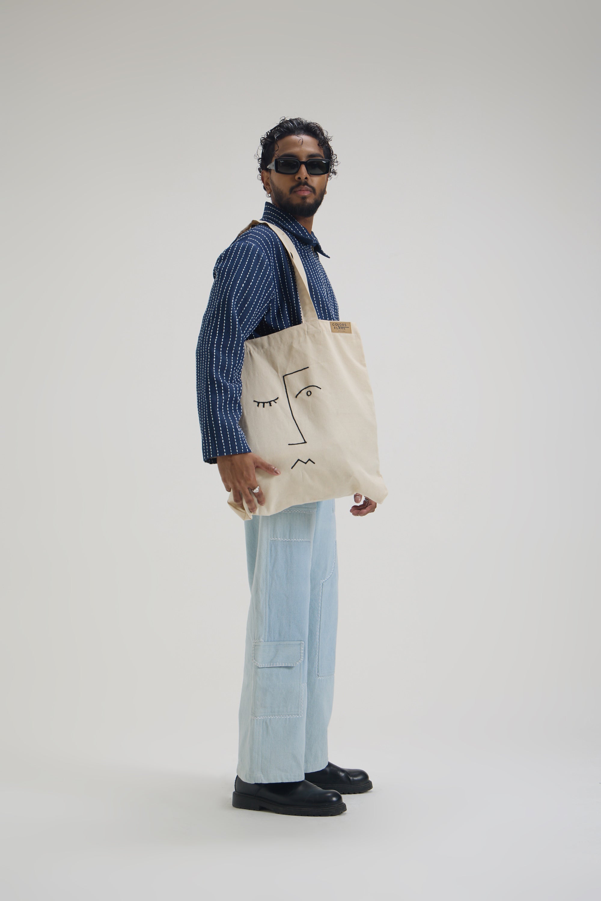 Denim Kantha Jacket