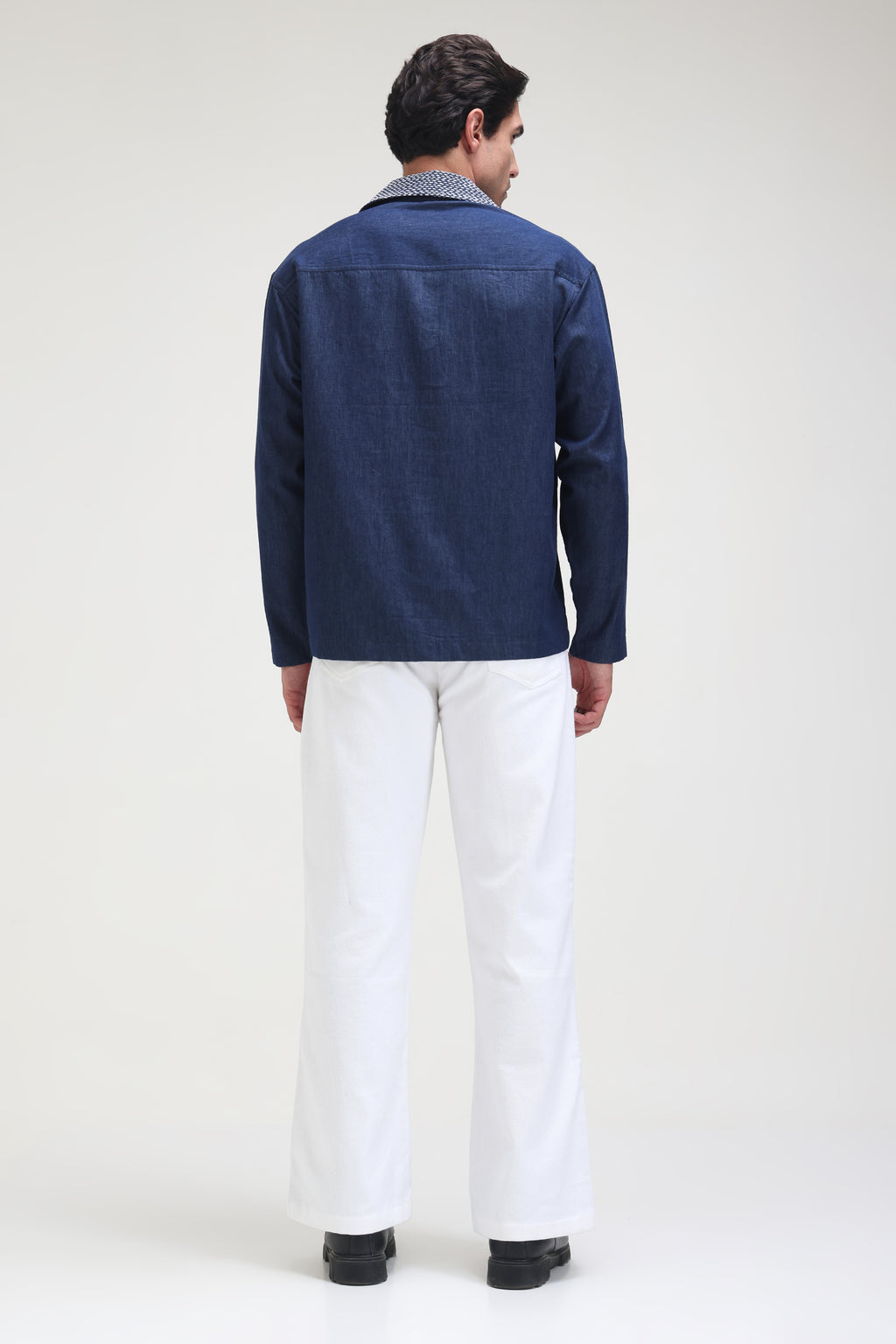 Light waight Denim Kantha Shirt