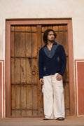 Indigo Kantha Kurta