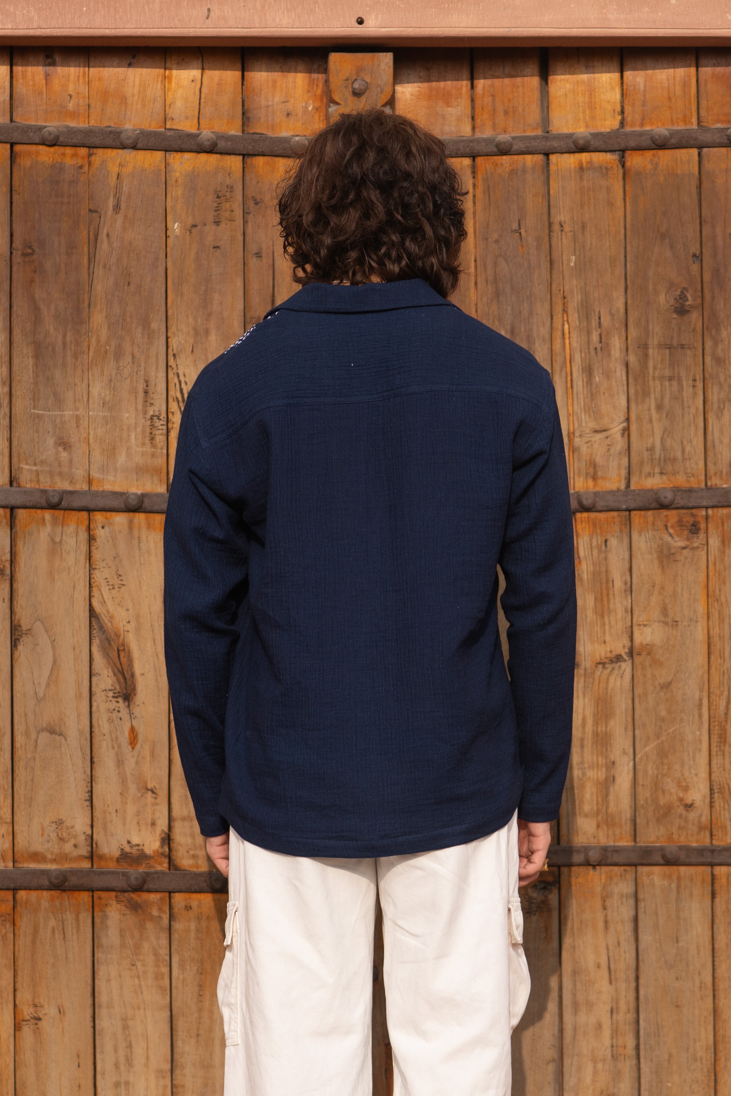 Indigo Kantha Kurta