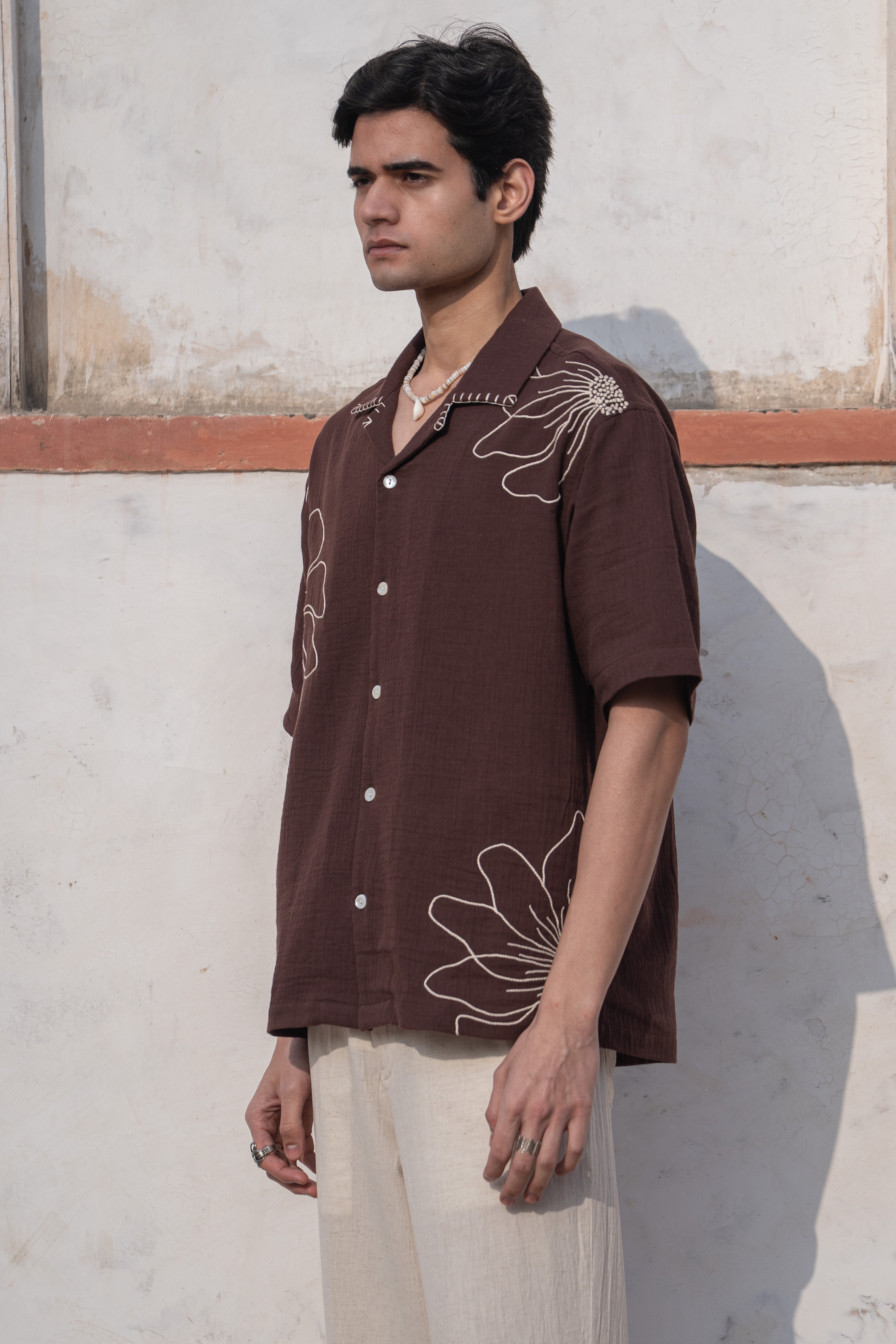 Mocha Bloom Shirt