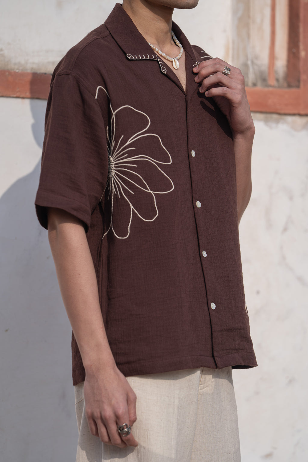 Mocha Bloom Shirt