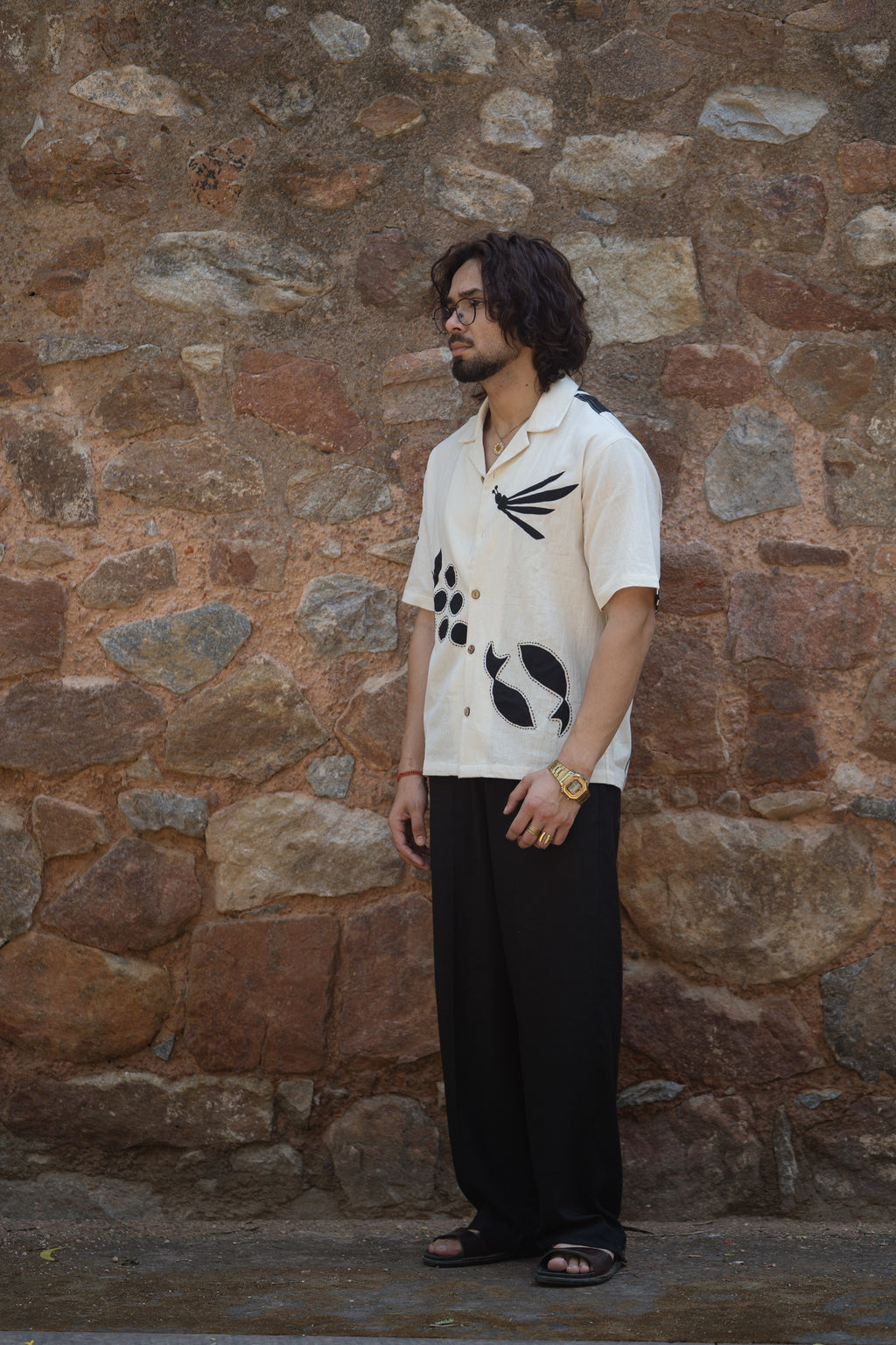 Khadi Noir Shirt