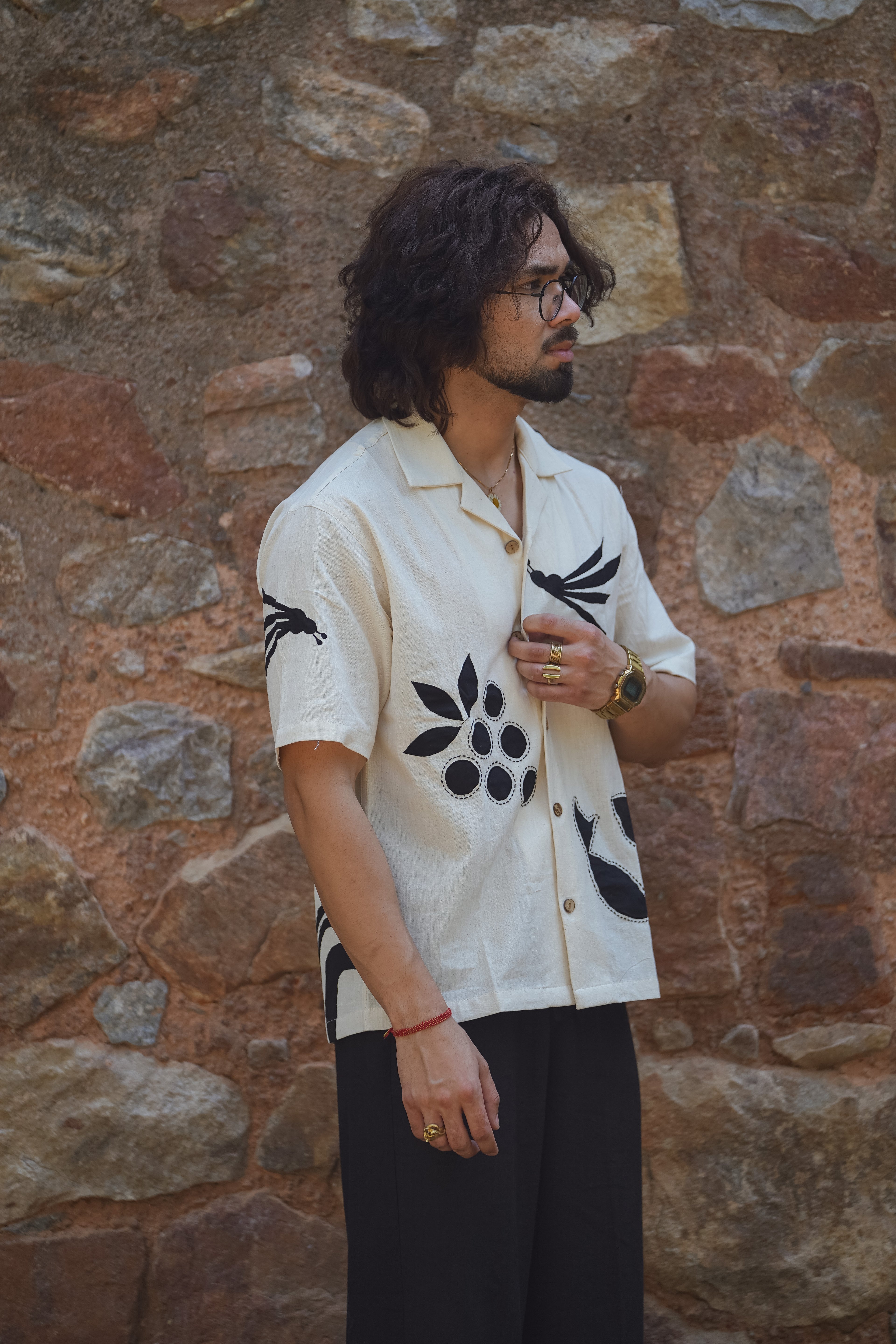 Khadi Noir Shirt