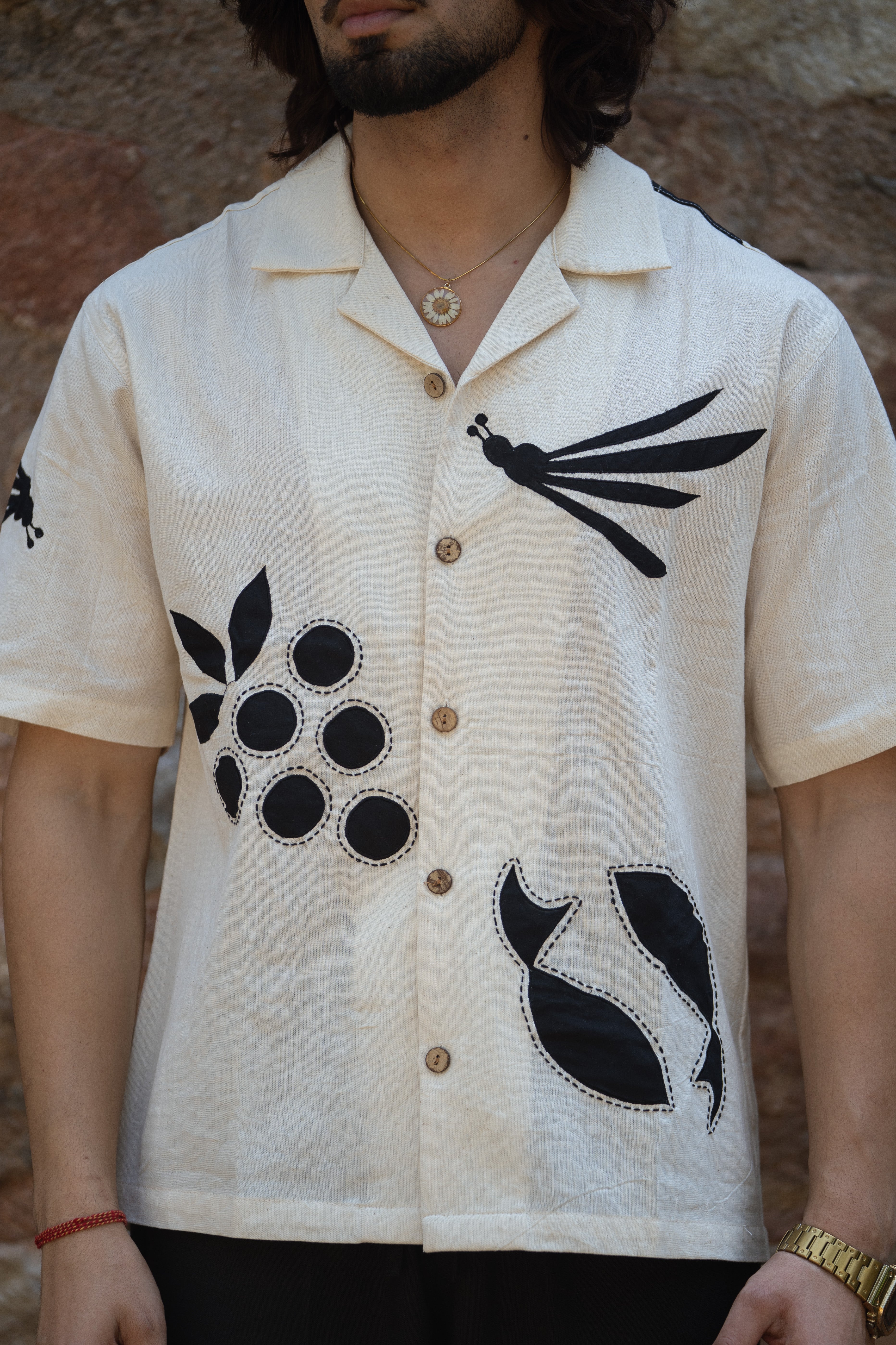 Khadi Noir Shirt