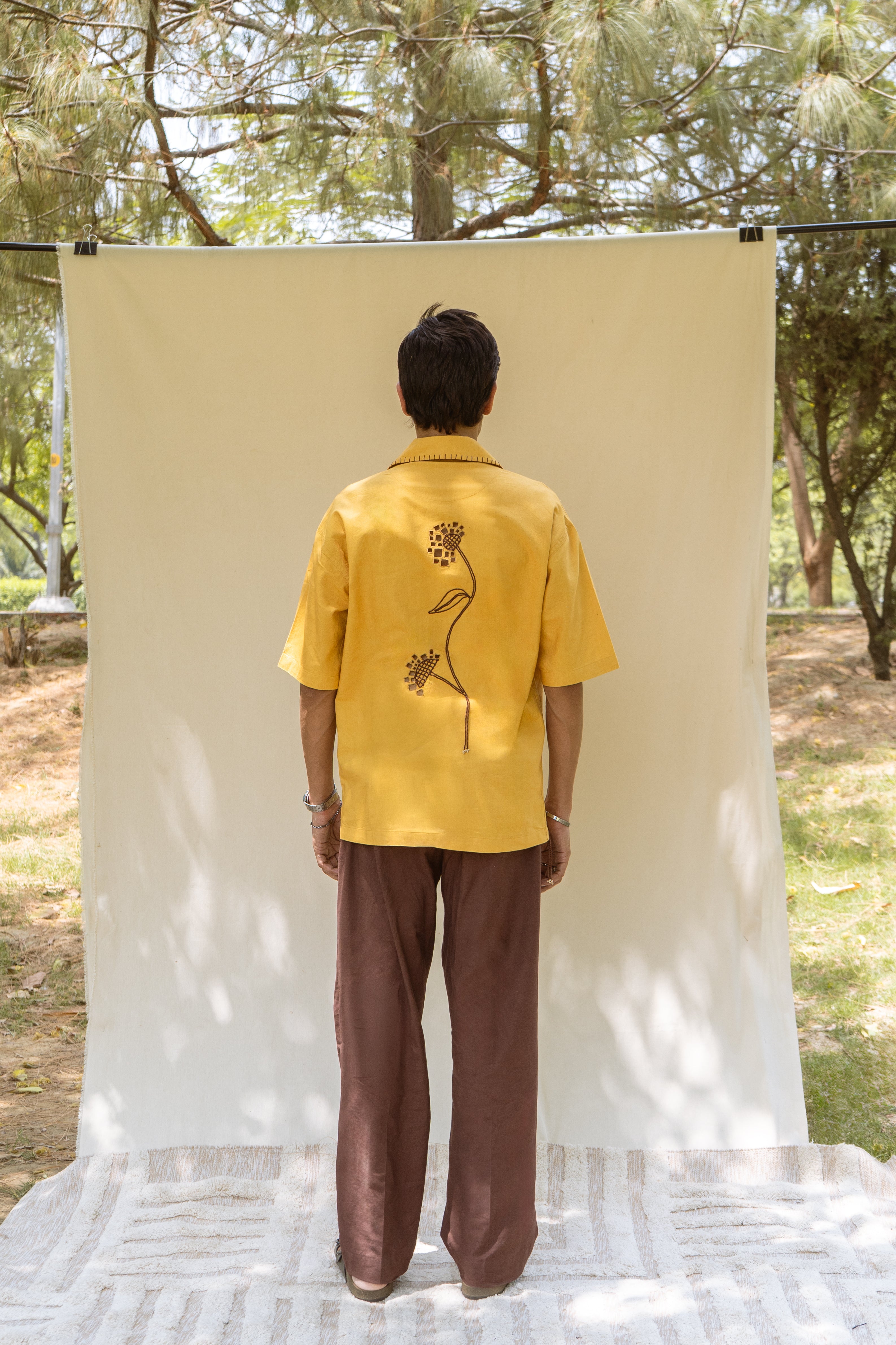 Surajmukhi (सूरजमुखी) Shirt — Mustard