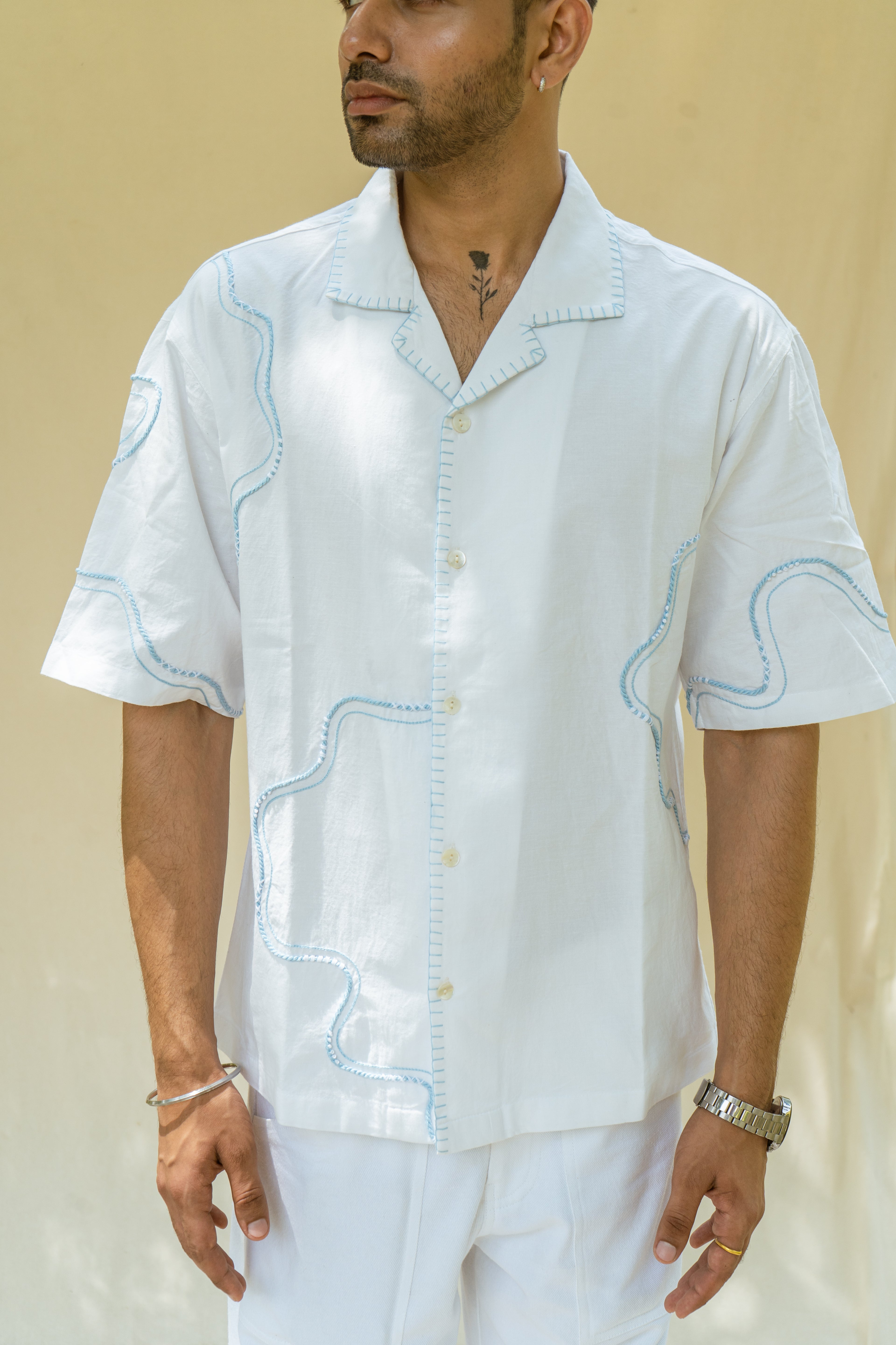 Ocean Thread Camp Shirt