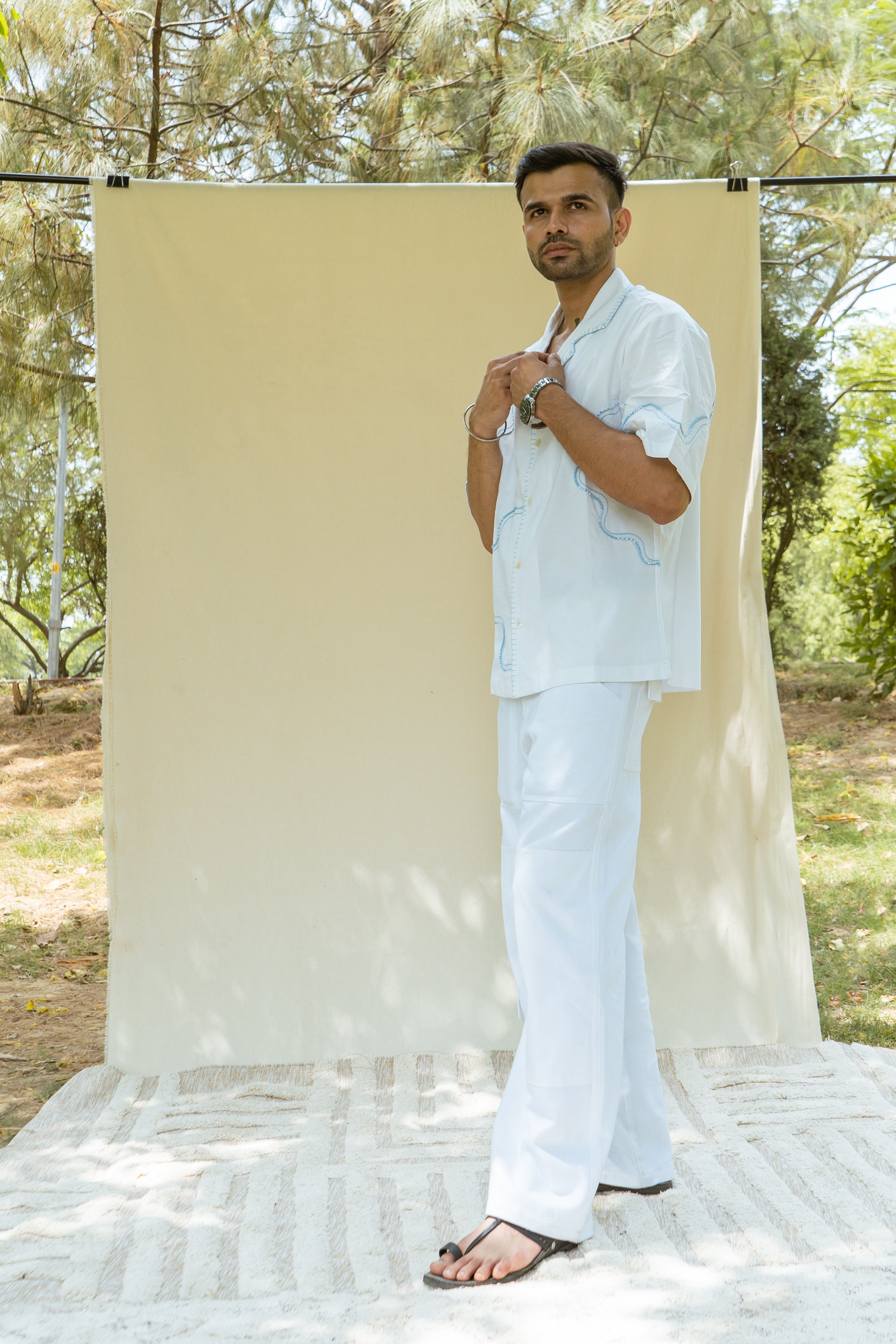 Ocean Thread Camp Shirt