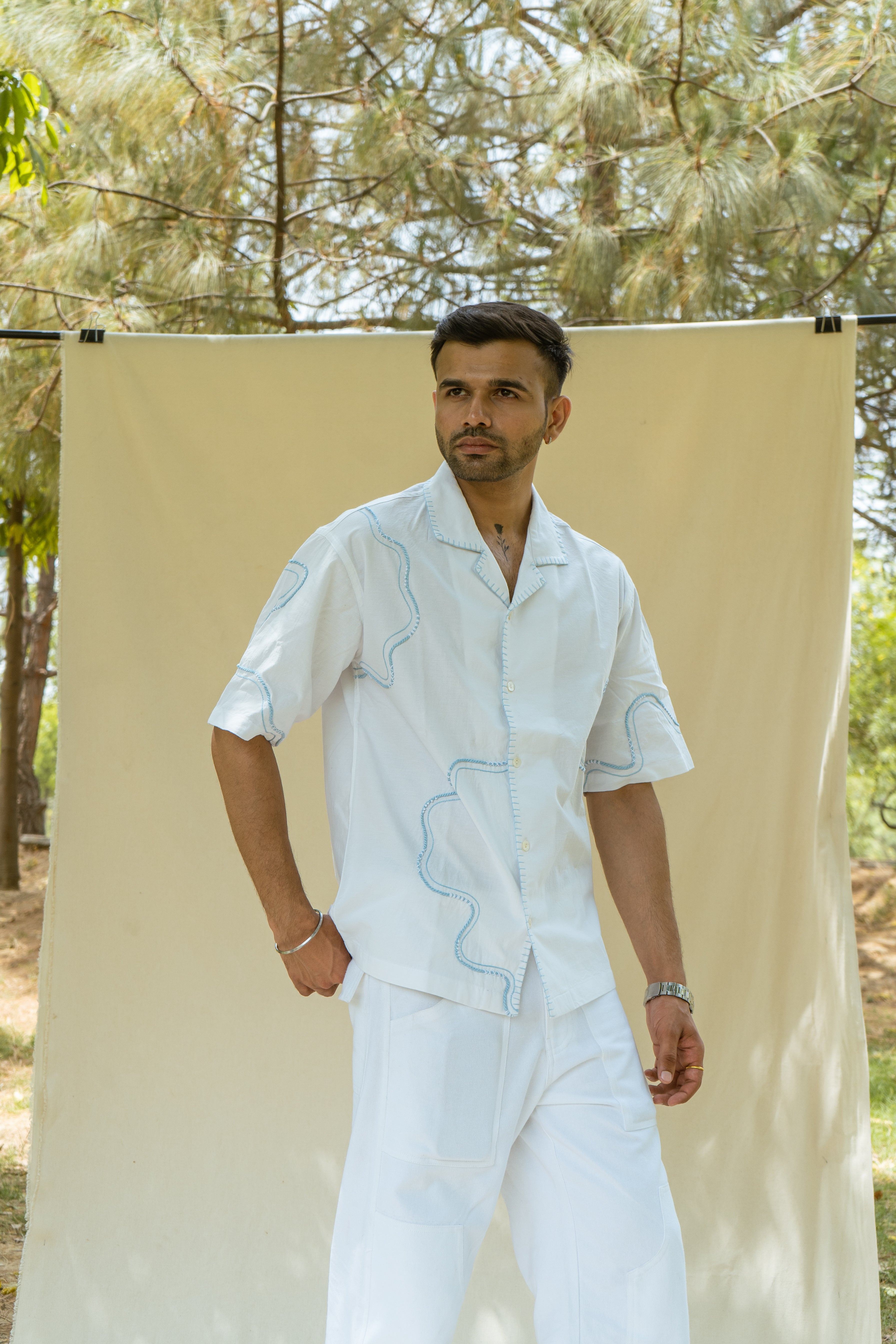 Ocean Thread Camp Shirt