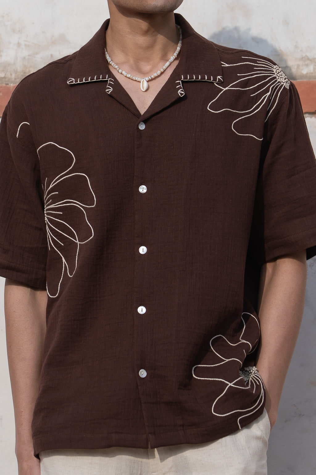 Mocha Bloom Shirt
