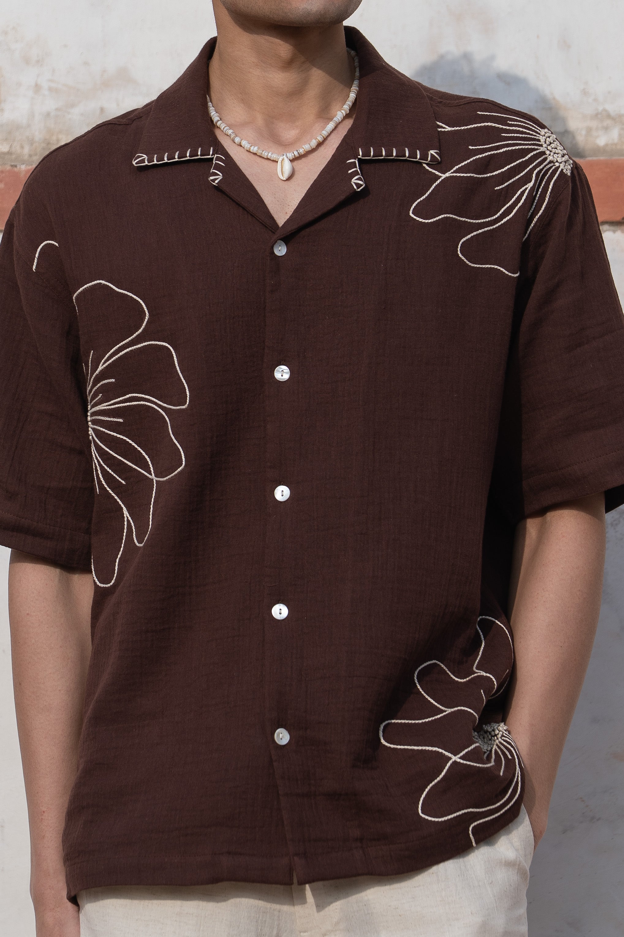 Mocha Bloom Shirt