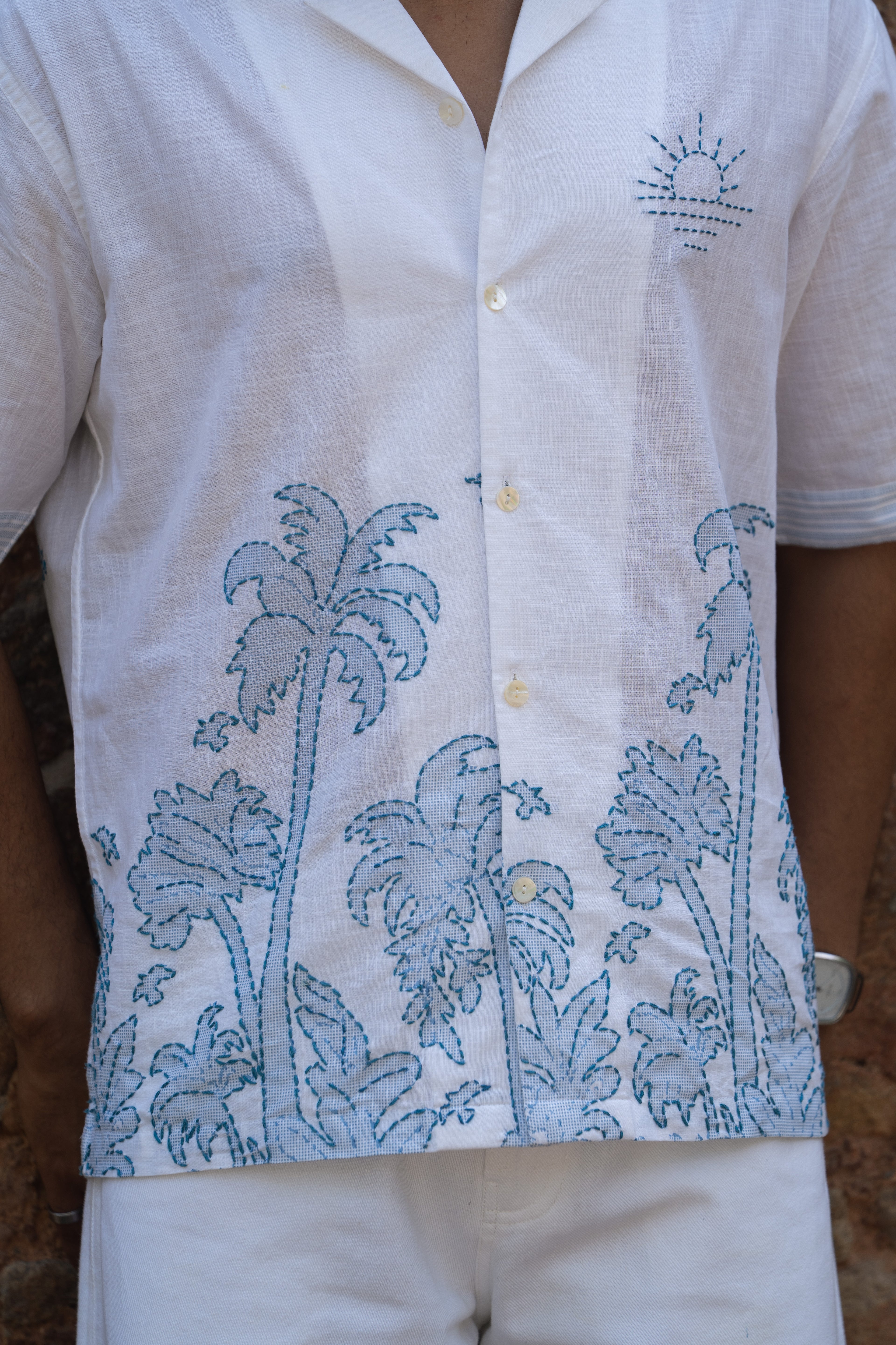 Coastal Palm Shirt