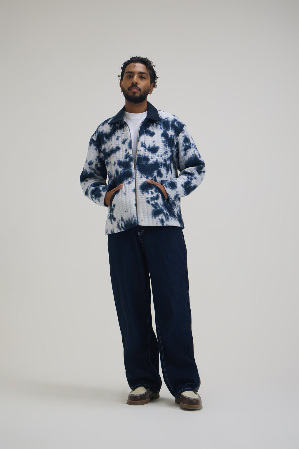 Indigo Tie dye Jacket