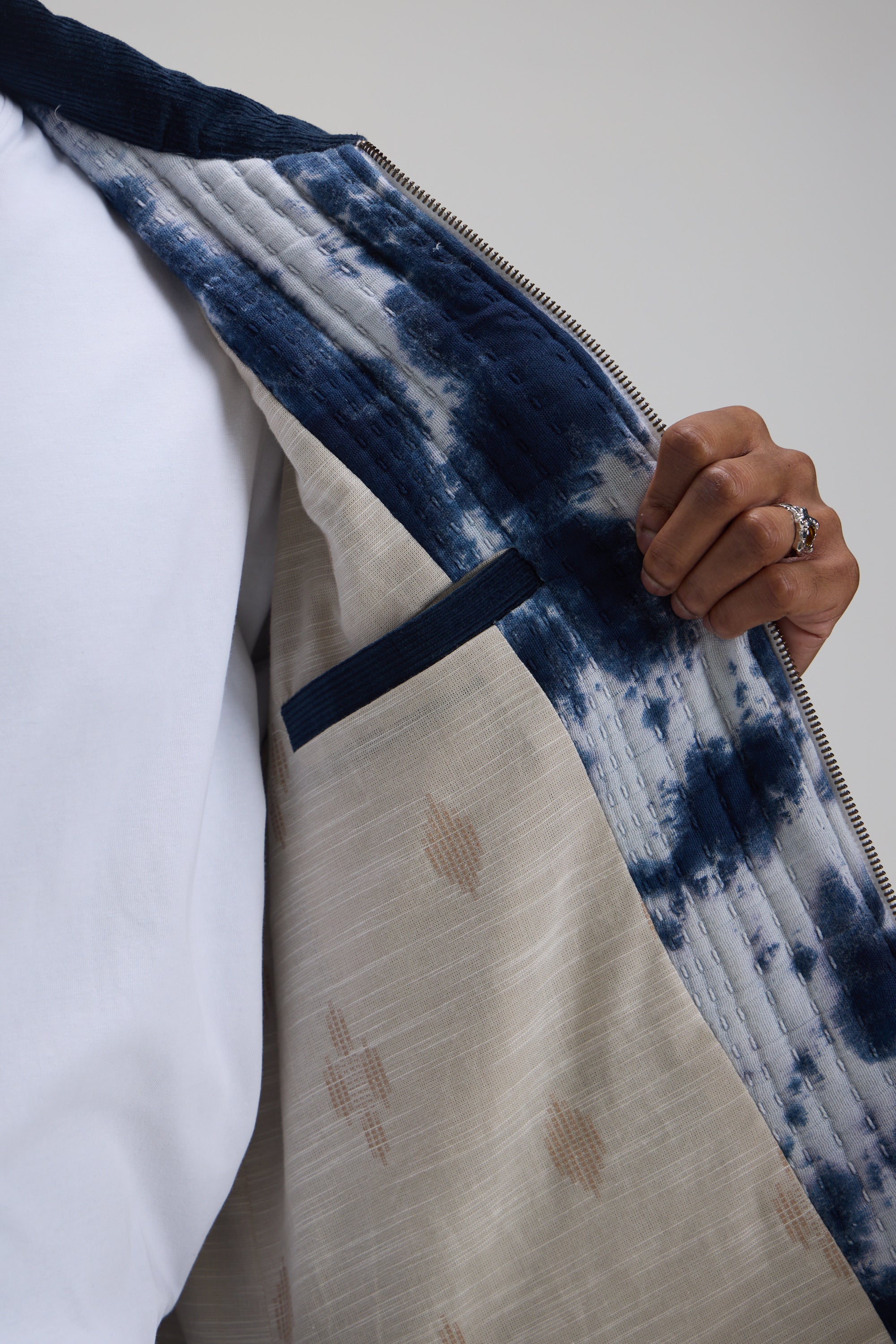 Indigo Tie dye Jacket