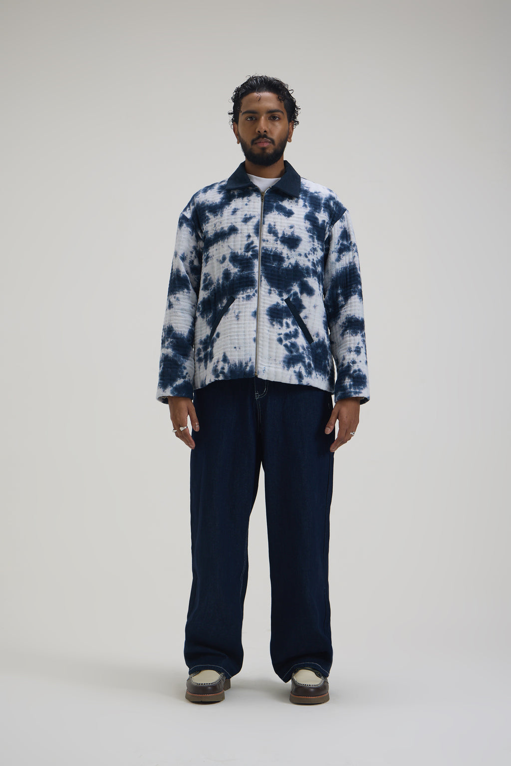 Indigo Tie dye Jacket