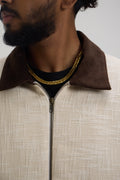Ecru Cotton Slub Jacket